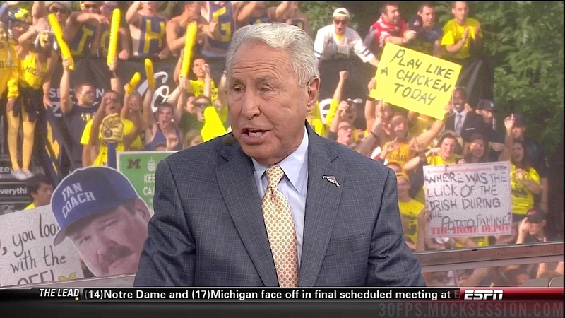 Illustration for article titled "My GF's Tits 4 Tickets": Notre Dame vs. Michigan GameDay Sign Roundup